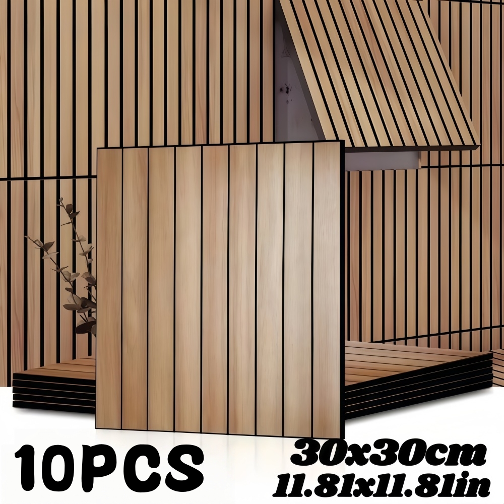 Pvc Panel Background - 10 STKS Grille 3D Muursticker Kamerdecoratie