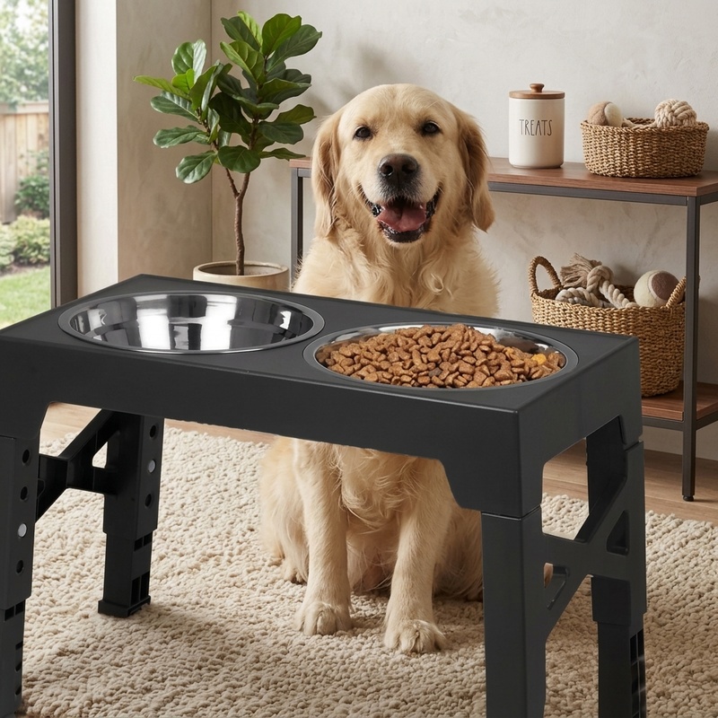 Royal Canin Food Medium - Verstelbare, verhoogde voerbak voor honden, met