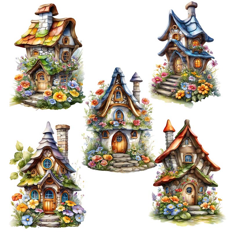 Het Huis Van De Dwerg Muurstic - Pvc Panel Background recensie en prijs