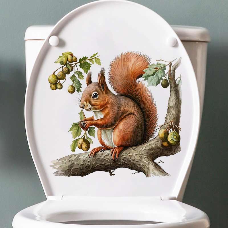 Leuke Eekhoorn Muurstickers Sl - Pvc Panel Background recensie en prijs